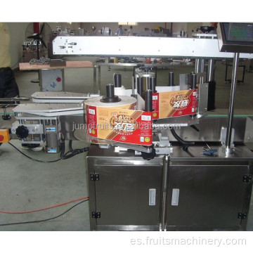 Máquina de etiquetado automático Botellas planas horno de palo